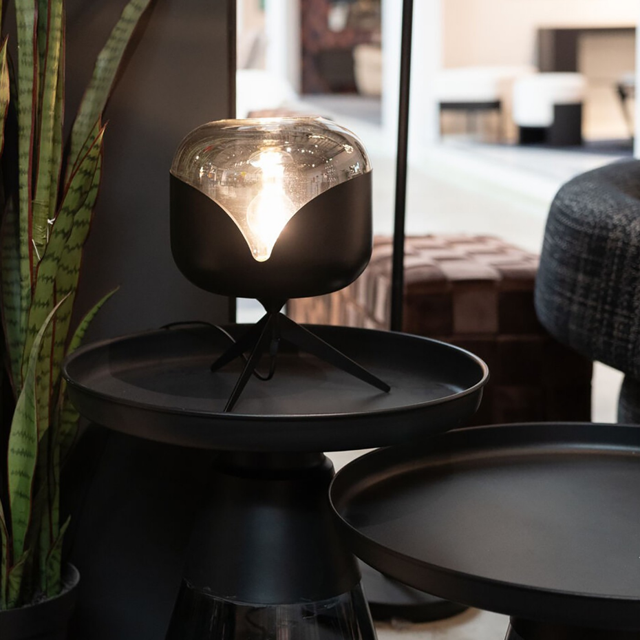 Lampe en verre et acier, GOBLET BALL