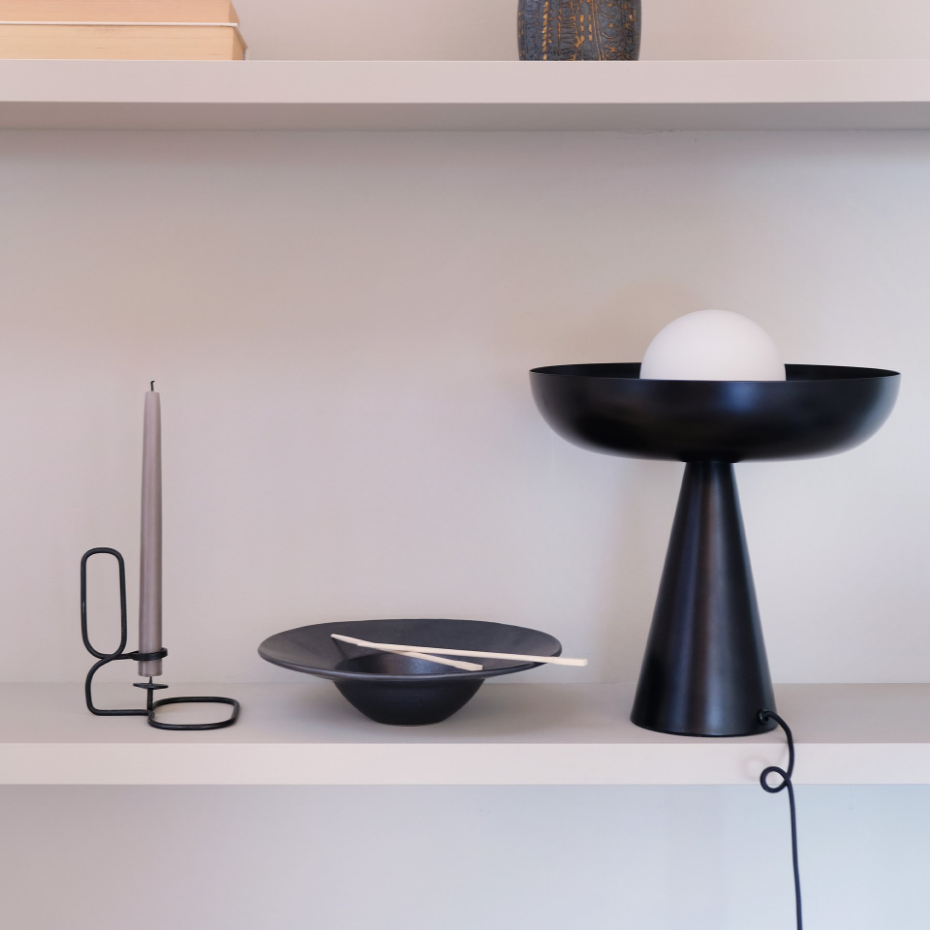 Lampe à poser en Métal et verre  AVA