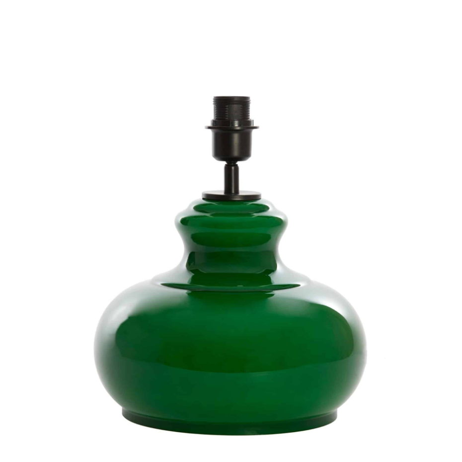 Base De La Lampe Verre VERDE