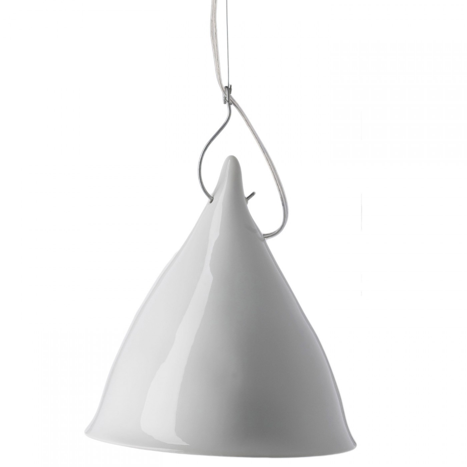 Lampe  suspendue en porcelaine Cornette