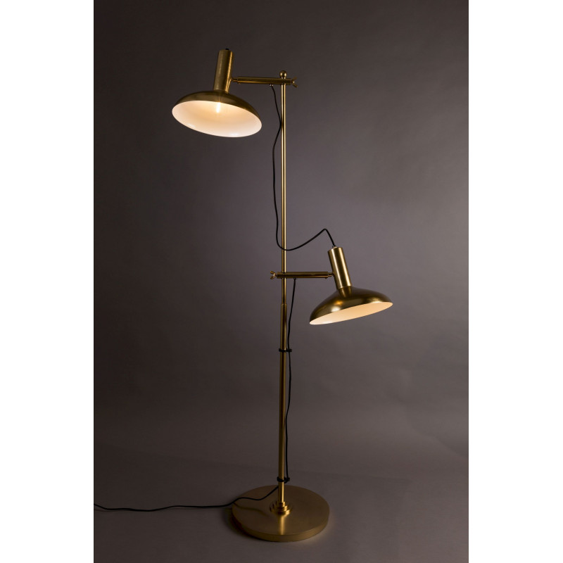 Lampadaire design en métal industriel, KARISH