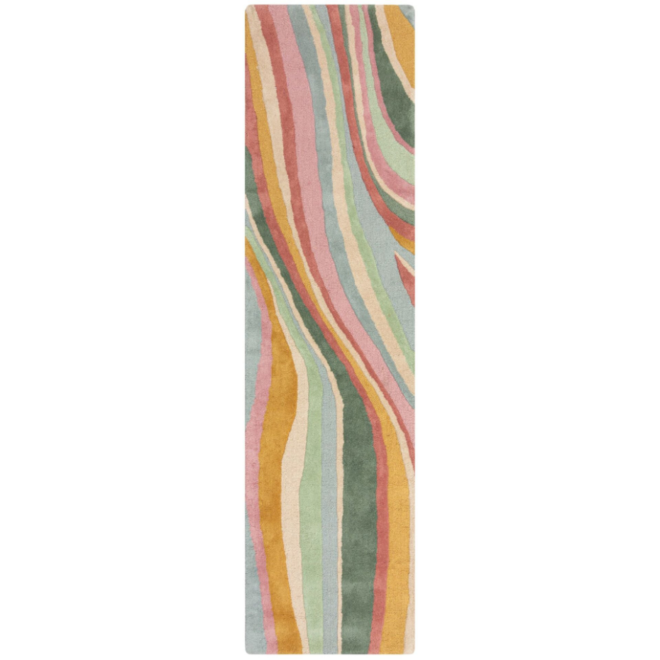 Tapis de couloir en laine ABSTRACT FLOW