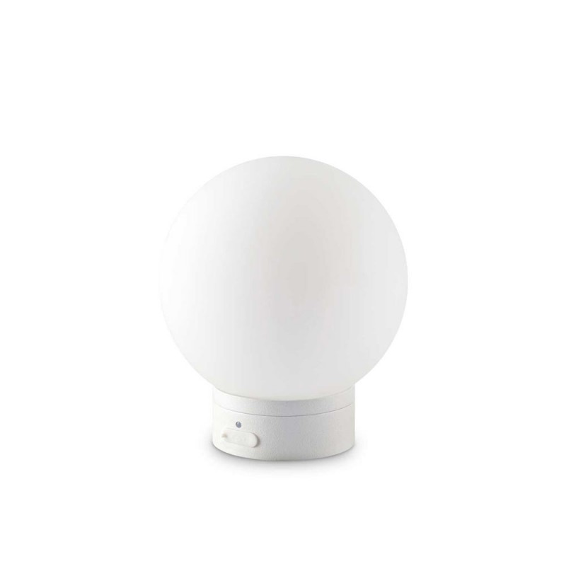Lampe Luna D'extérieur Sans Fil En Verre Blanc