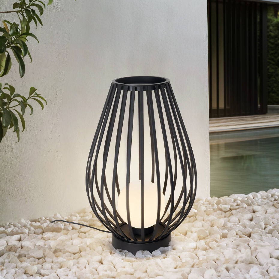 Luminaire de terrasse en métal moderne