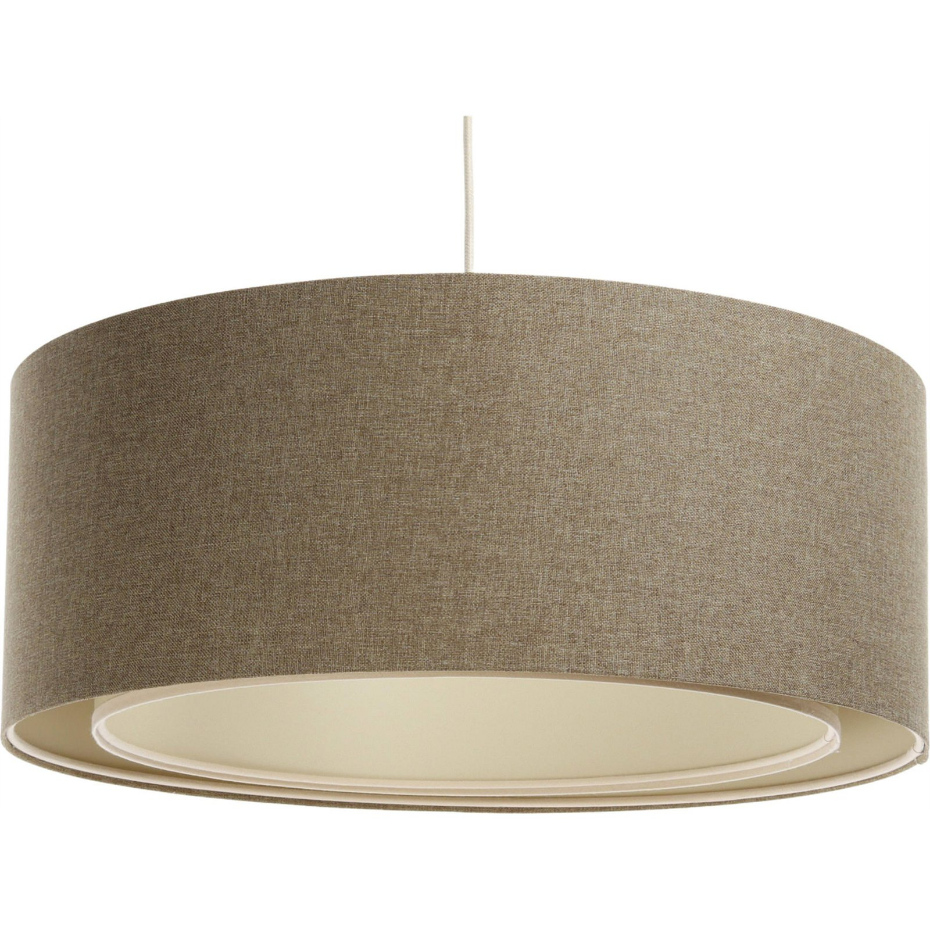 Suspension ronde en tissu style boho pour salon ou chambre
