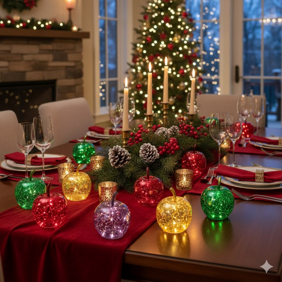 Lampe Pomme lumineuse 10 Led