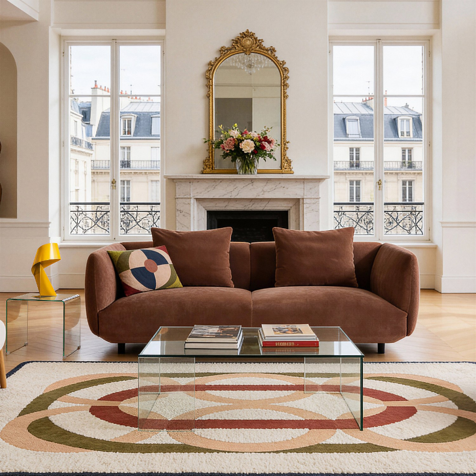 Tapis de salon laine CANDICE