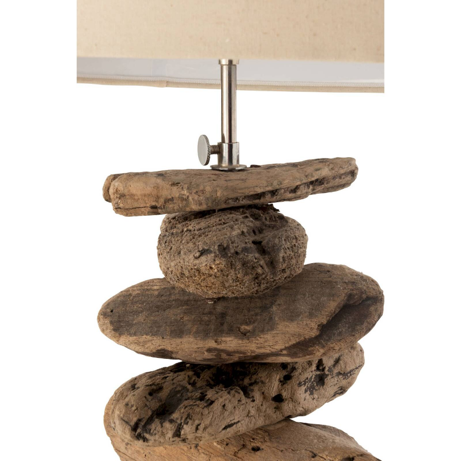 Lampadaire en bois pour salon