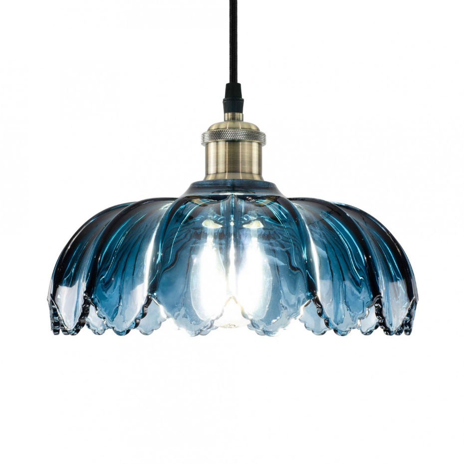 Suspension fleur en verre Ø26 cm, Pétale