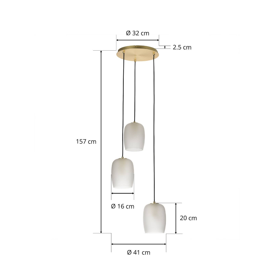 Suspension en métal design, Taylan