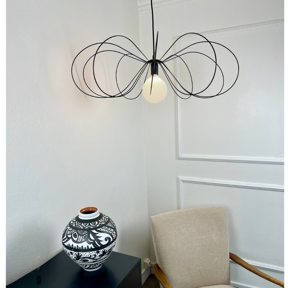 Suspension filaire métal, FILDIY