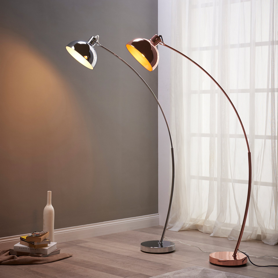 Lampadaire Intérieur Arc Métal ARCO