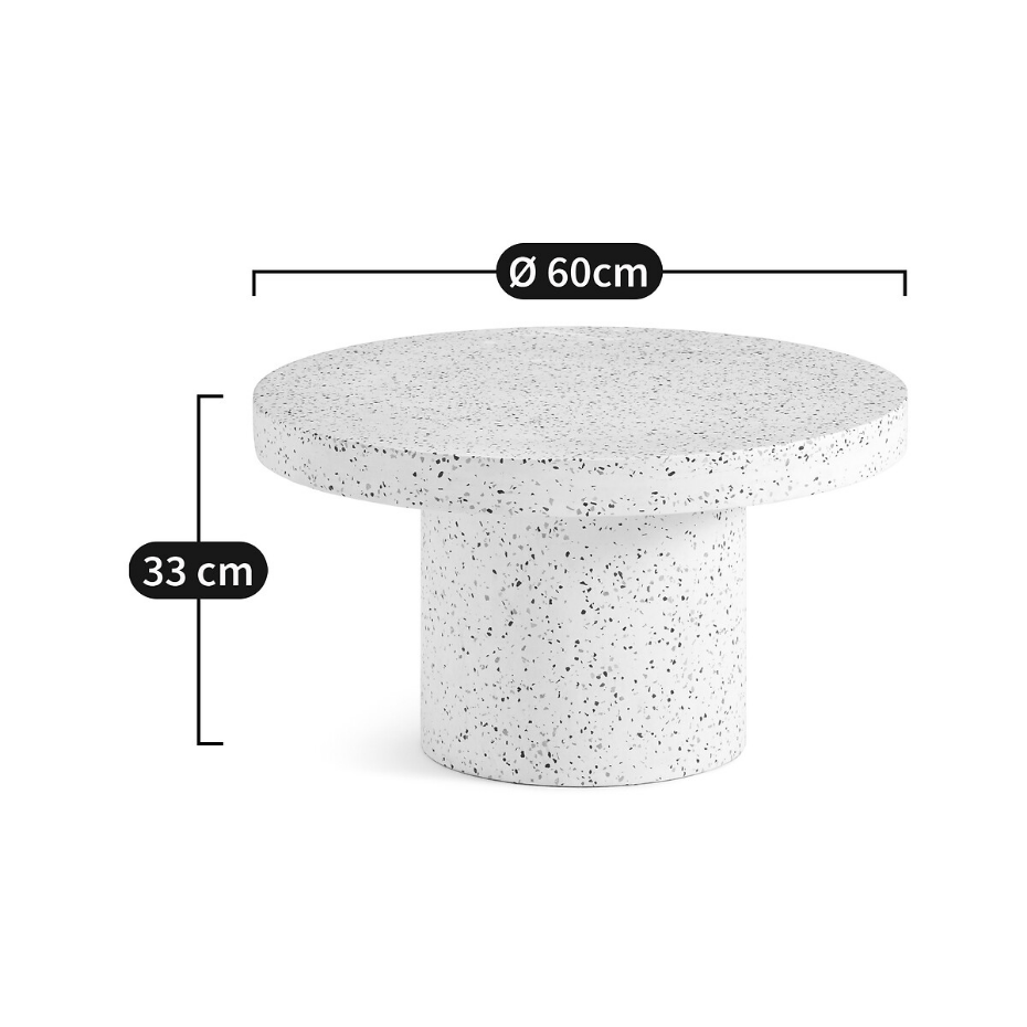 Table basse en terrazzo, Madina
