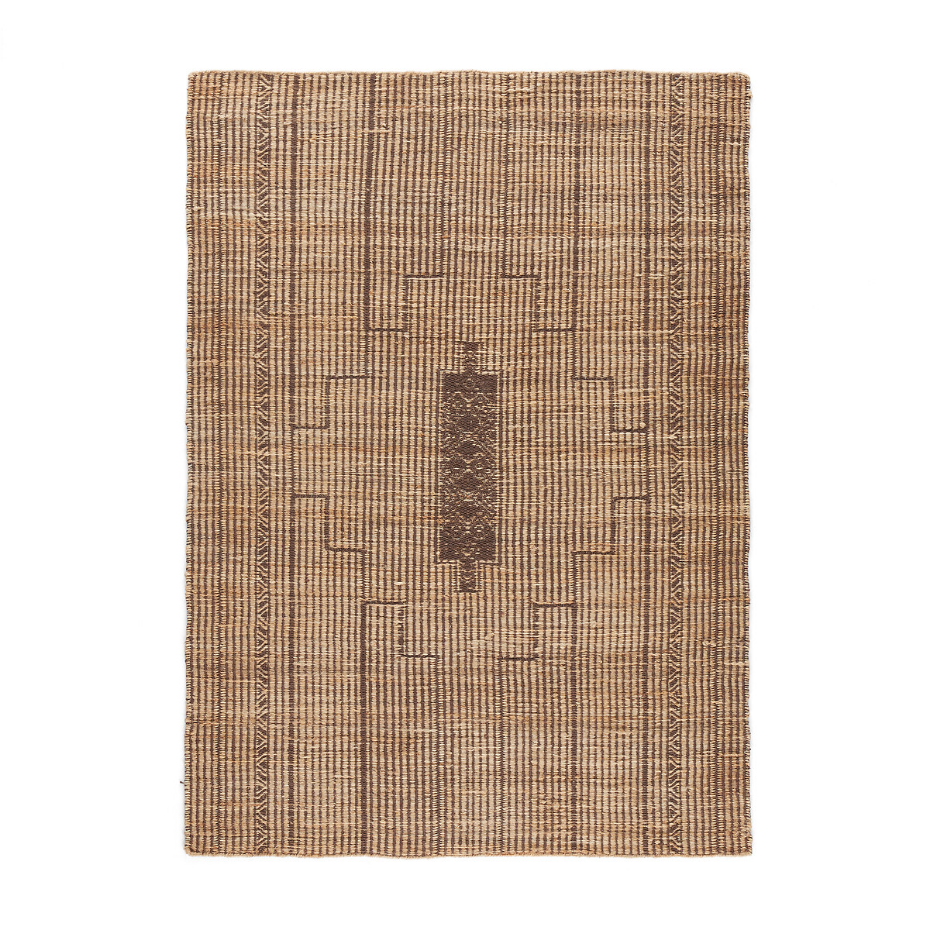 Tapis natte tissé jute et coton, Jutiss