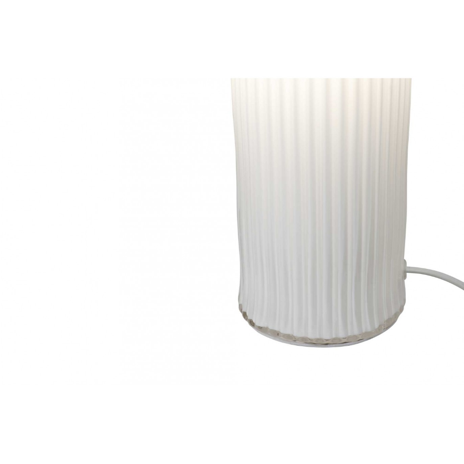 Lampe à poser en verre strié, NEMONE