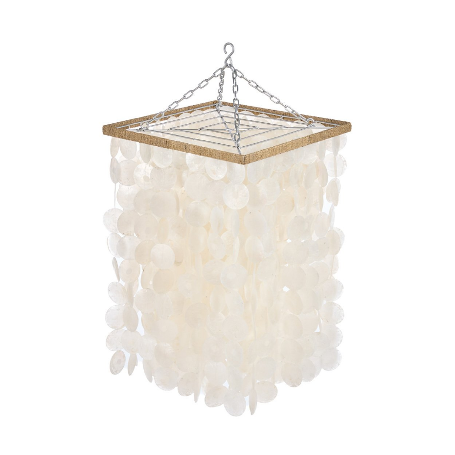 Suspension en coquillages et fer MOONLIT