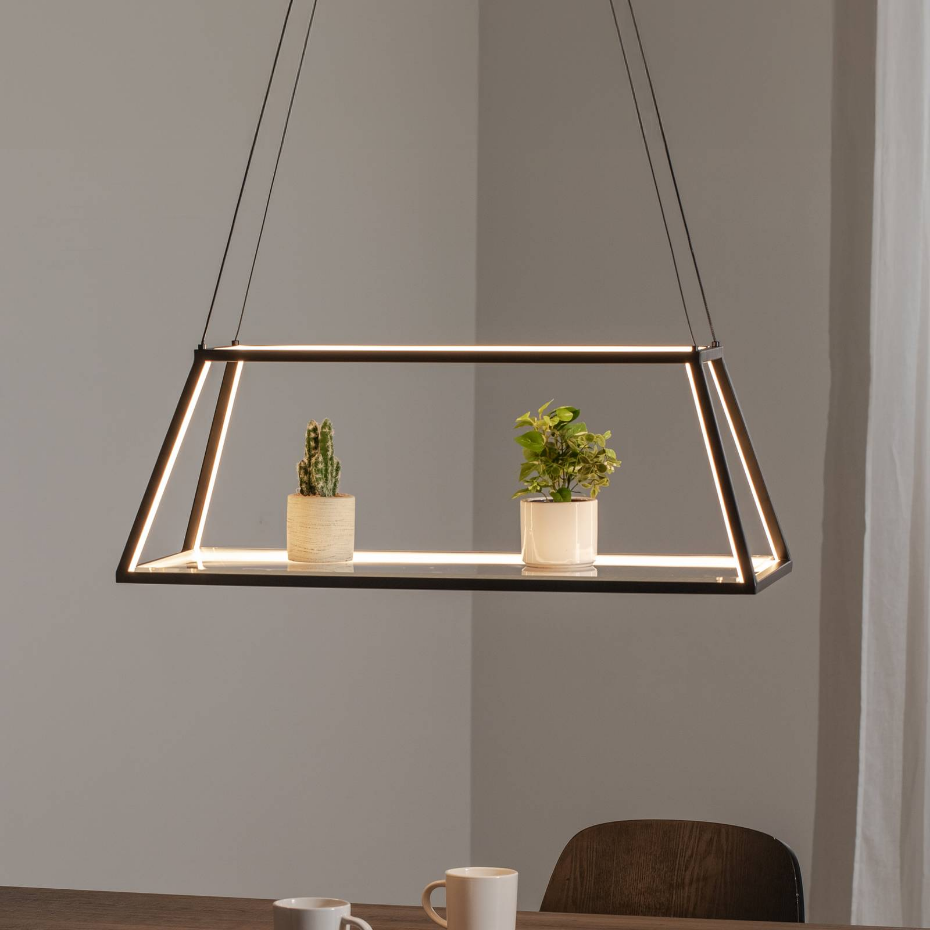 Suspension en aluminium moderneLED, Mensola