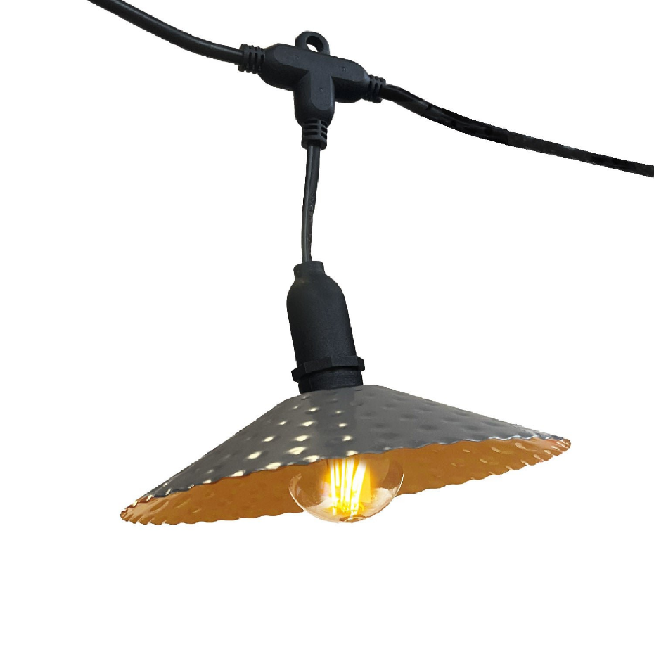 Guirlande solaire MINI VINTY HYBRID 10 ampoules 6M