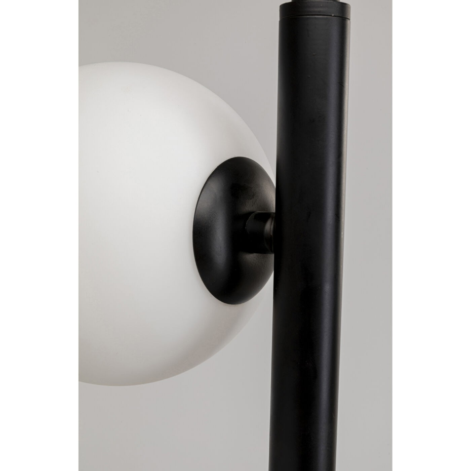 Lampadaire en verre et acier, SCALA BALLS