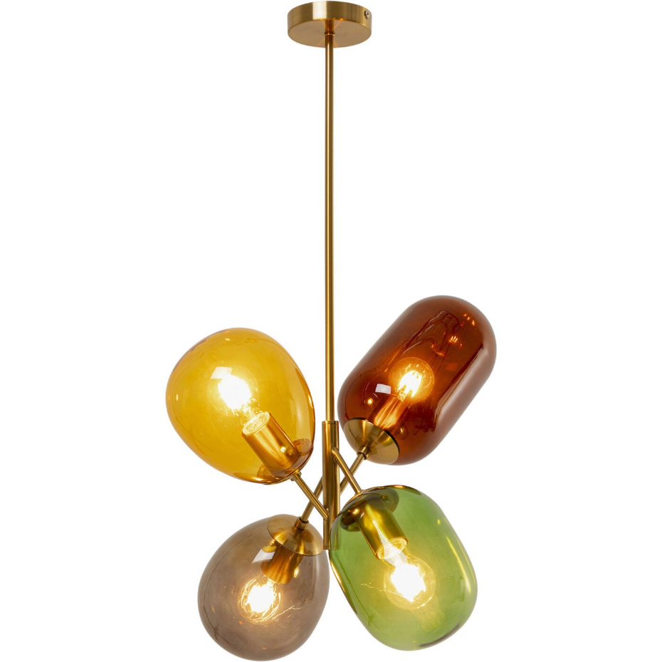 Suspension en verre et acier, BALLOON DANCE