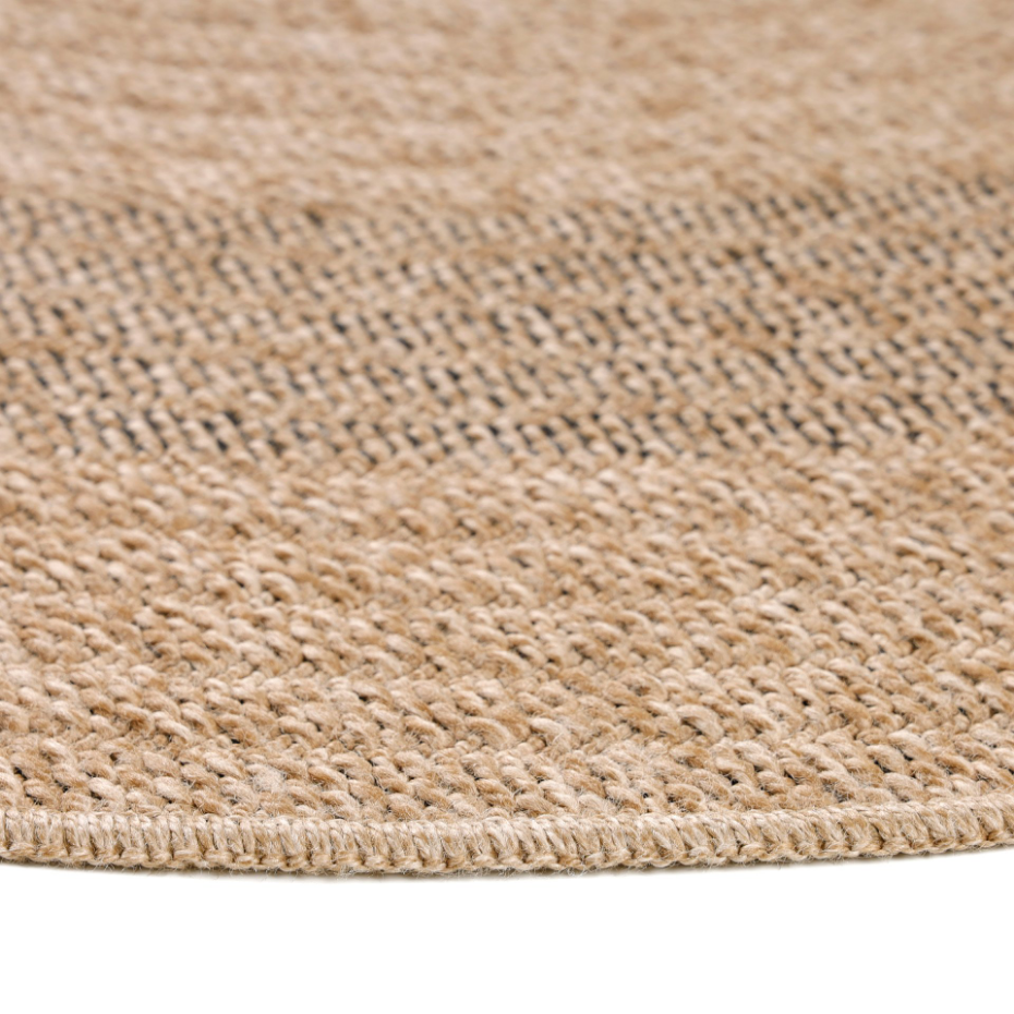 Tapis extérieur rond bicolore COMILLA