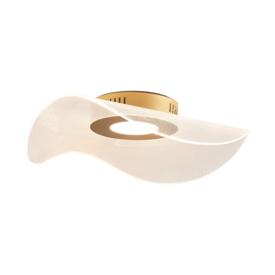 Plafonnier design aérien doré - ONDENIS