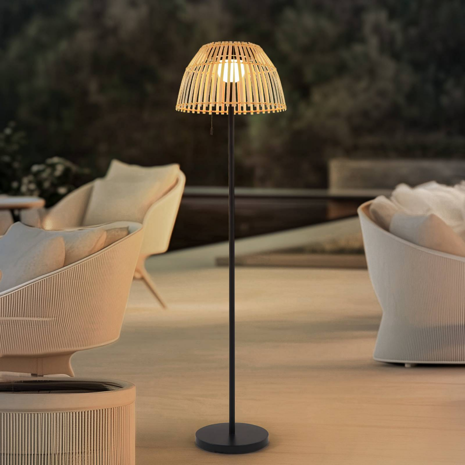 Lampe solaire en aluminium traditionnelleLED