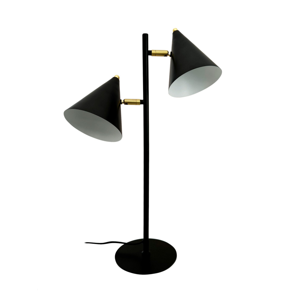 Lampe à poser en Métal noir Rouen