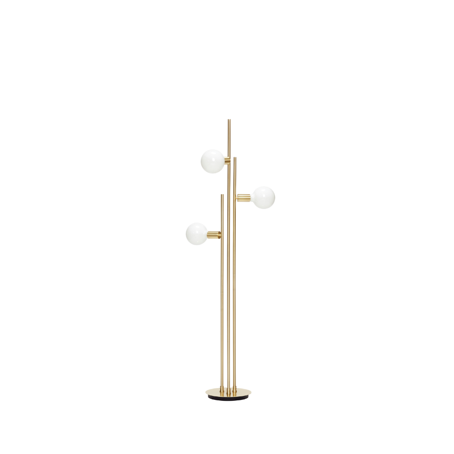 Lampe sur pied en verre et fer BALANCE