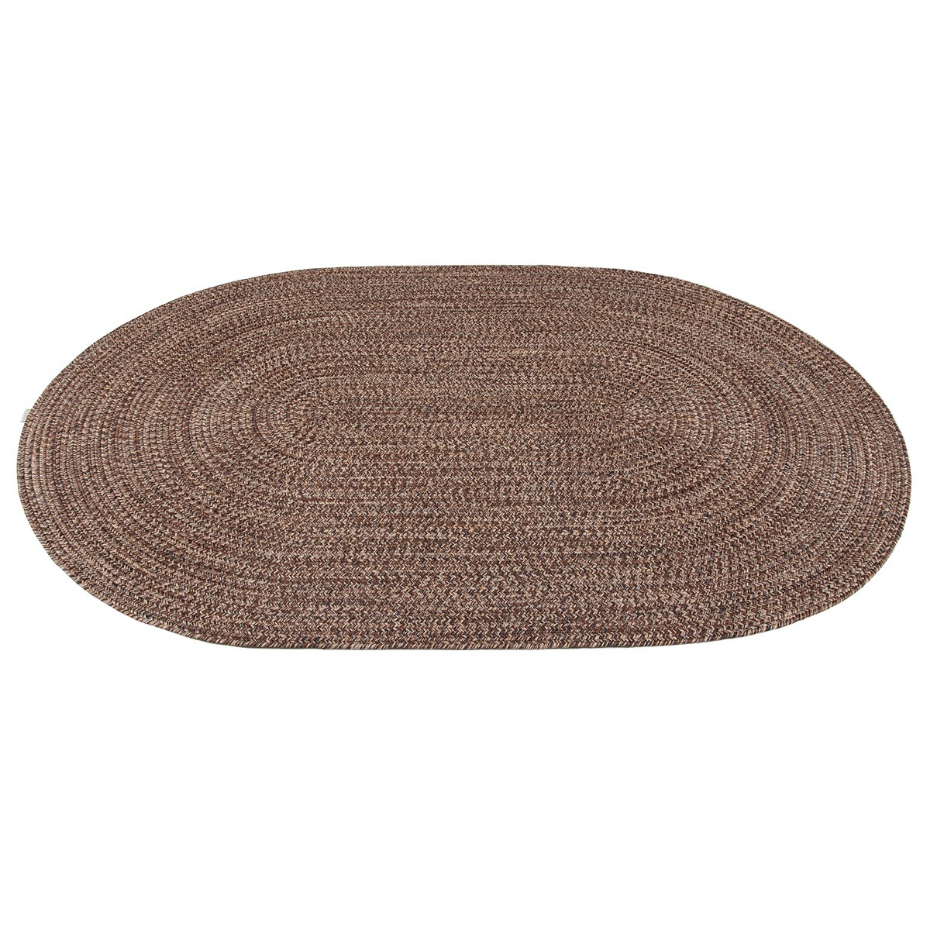 Tapis rond ou oval style jute intérieur extérieur JUTY