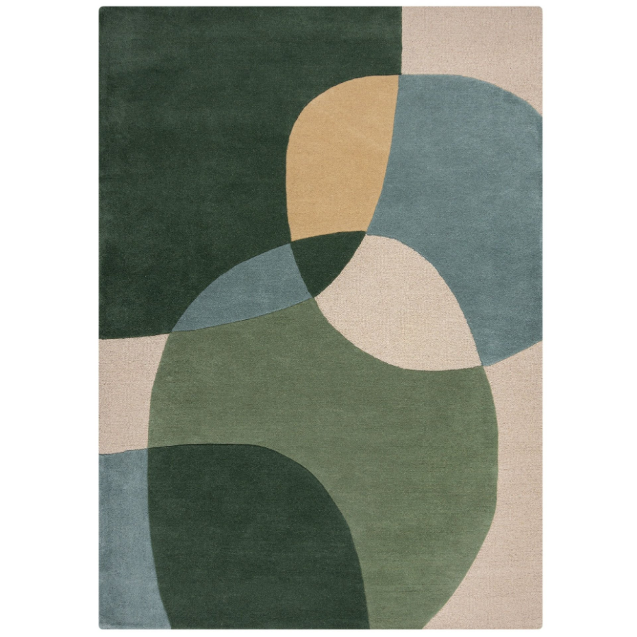 Tapis salon et chambre moderne pure laine GLEE