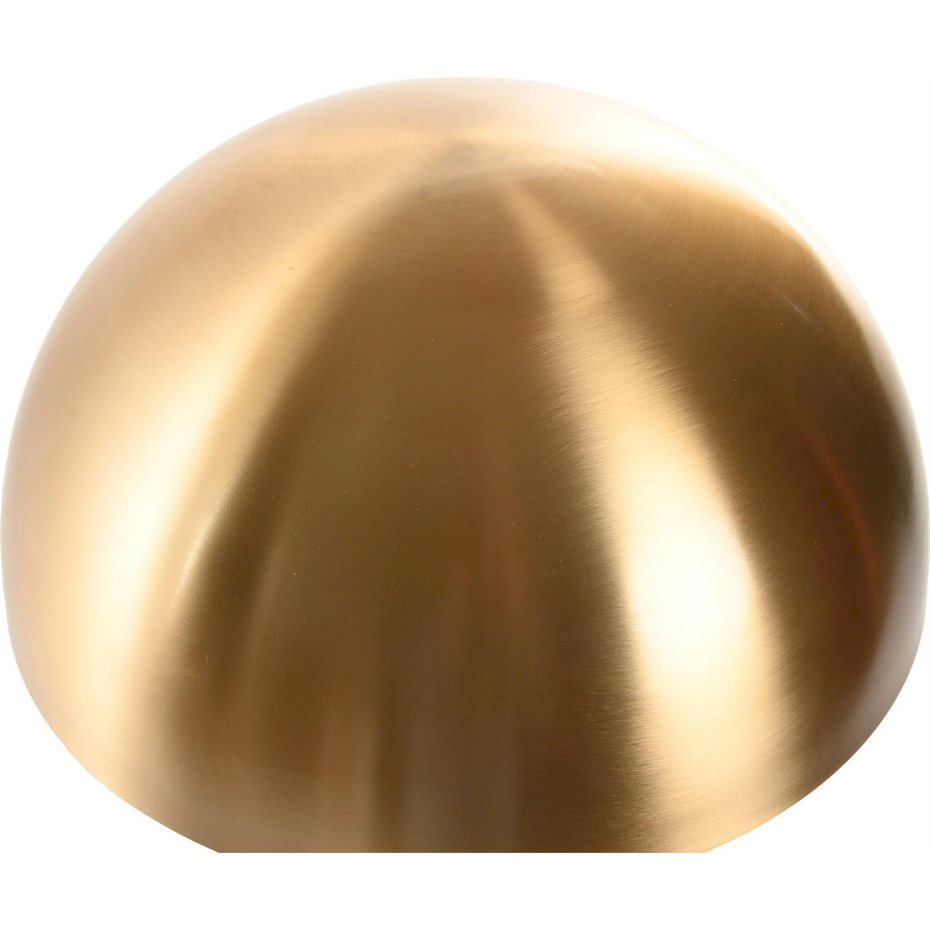 Lampe à poser ronde en laiton patiné Item Home India Lamps 1c25