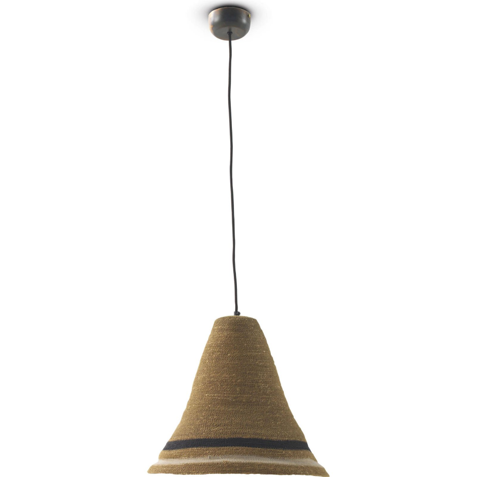Suspension ronde en fibres tressées