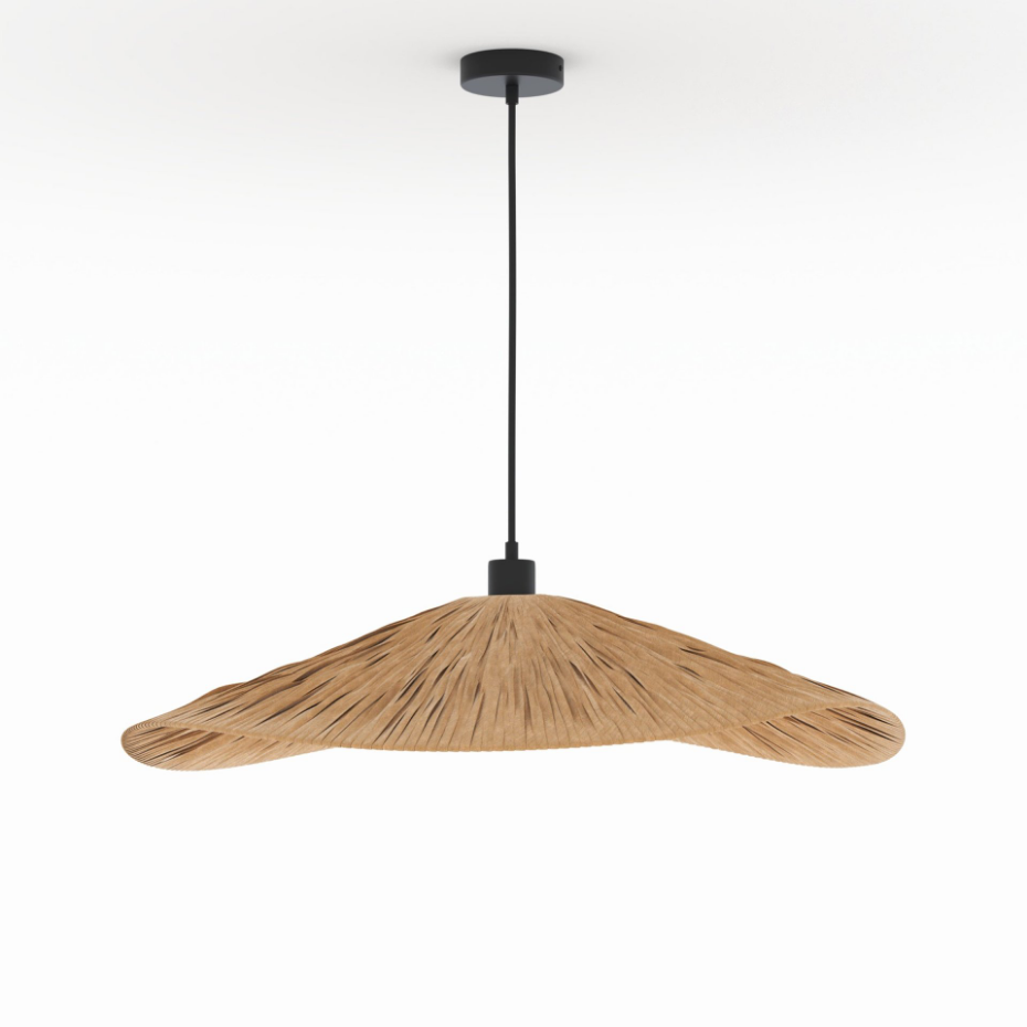 Suspension en raphia 75 cm - STELLAIRE