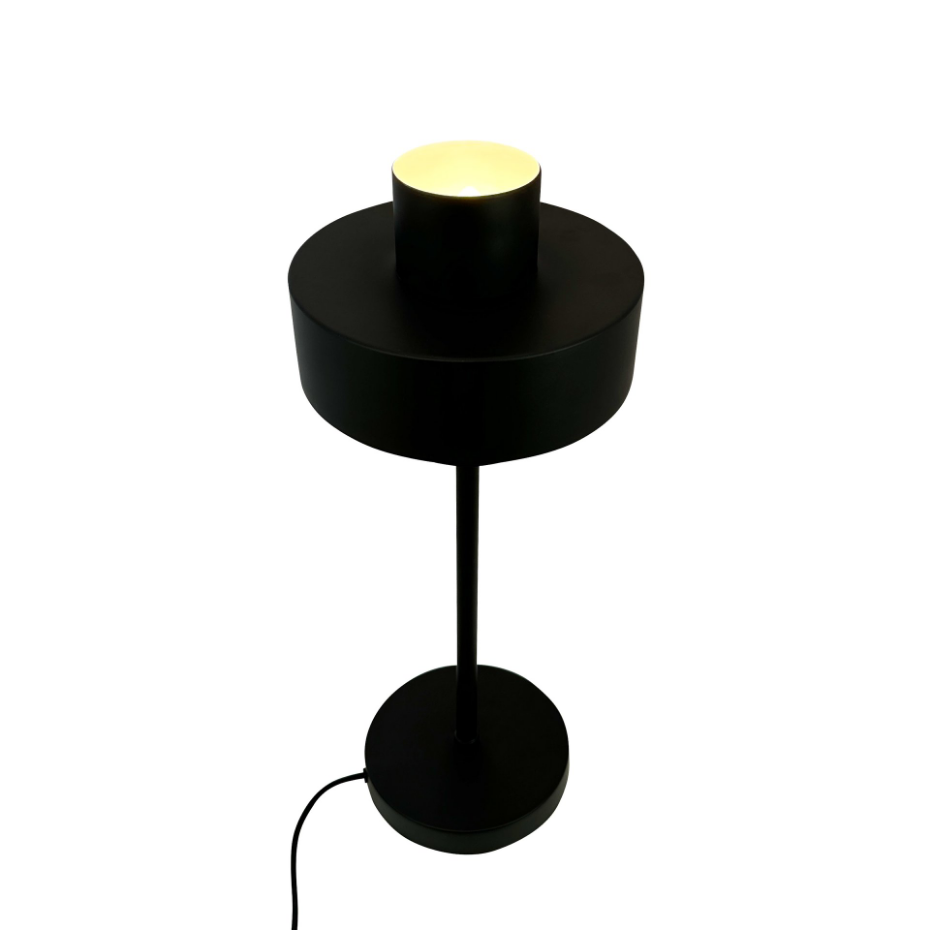 Lampe à poser en métal noir STOKE