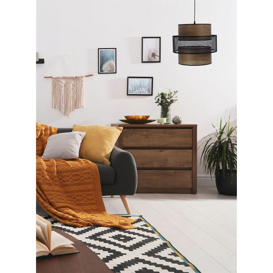 Suspension extérieure en tissu et rotin Doblo