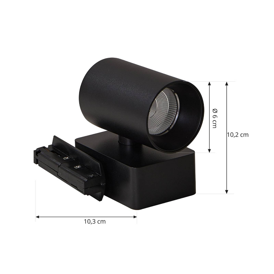 Luminaire sur rail électrique en aluminiumLED
