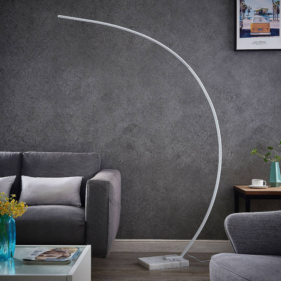 Lampadaire en métal moderneLED, Kendra