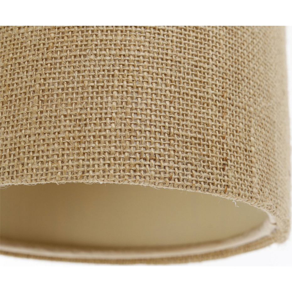 Suspension en lin rond Boho Elegant