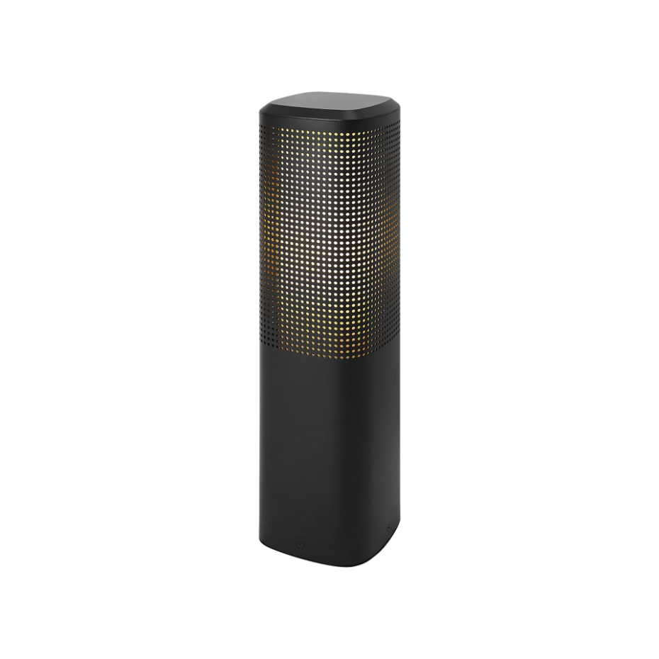 Potelet Sidara 45  Aluminium Seaside noir ,  H. 45 - IP54 - E27 /  Nordlux Extérieur