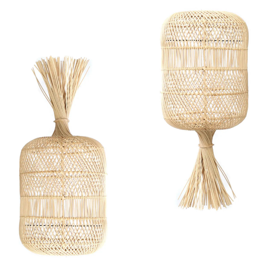 Lampadaire en rotin DUMPLING