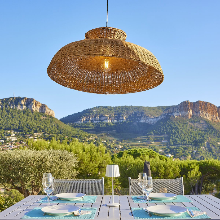 Suspension solaire bohème DARMA SOLAR D80 cm