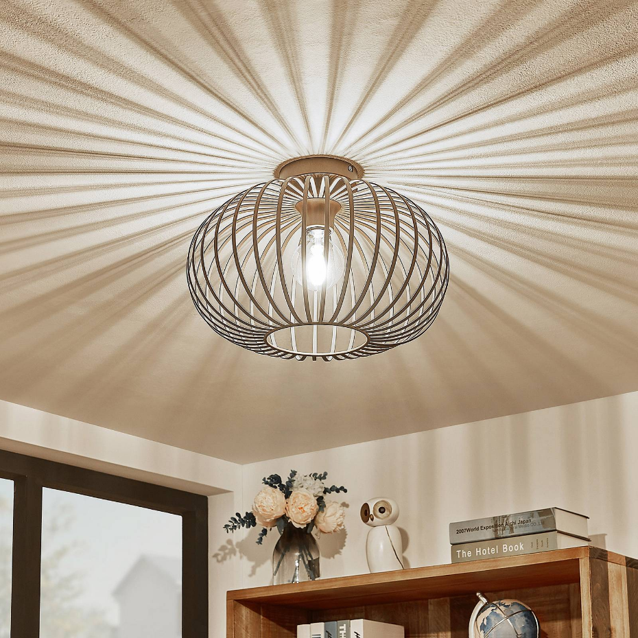 Plafonnier en métal vintage, Nahele