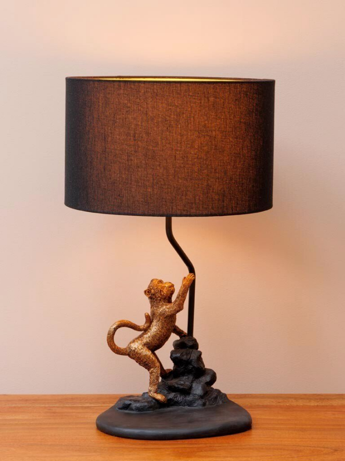 Lampe à poser en résine ROCHER