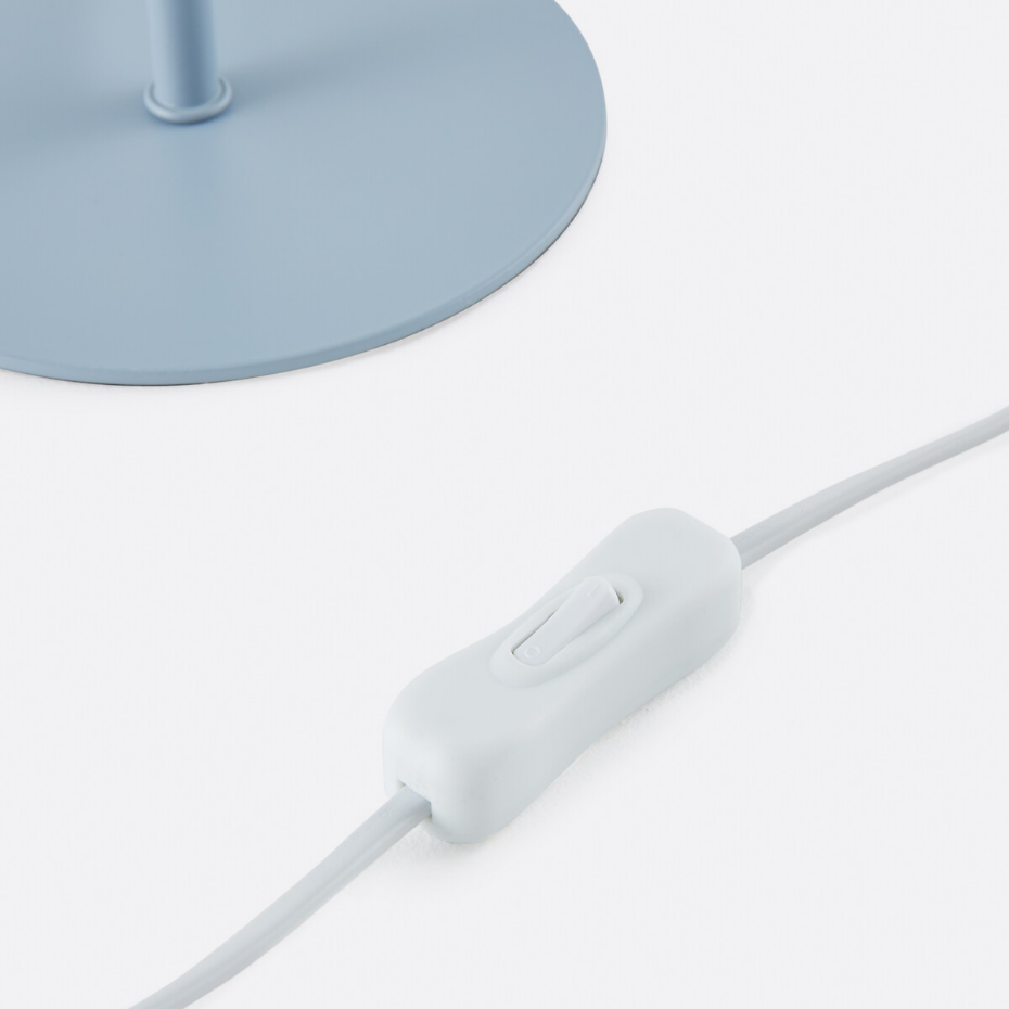 Lampe à poser, forme champignon en métal fer, Capi