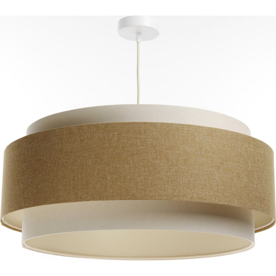 Suspension ronde en tissu pour salon Boho Elegant