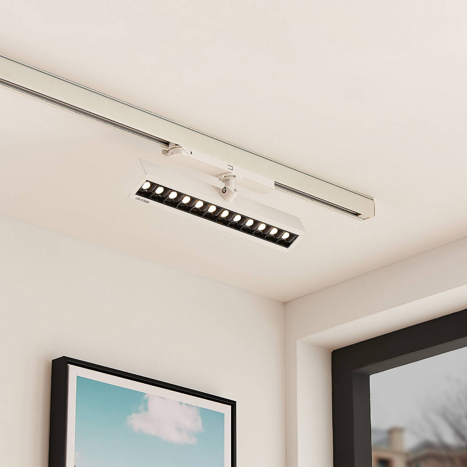 Projecteur pour rail électrique en aluminiumLED