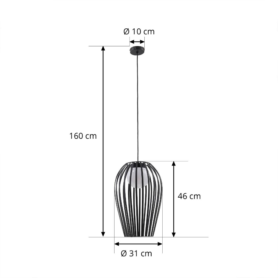 Luminaire extérieur en métal moderne, Marrin