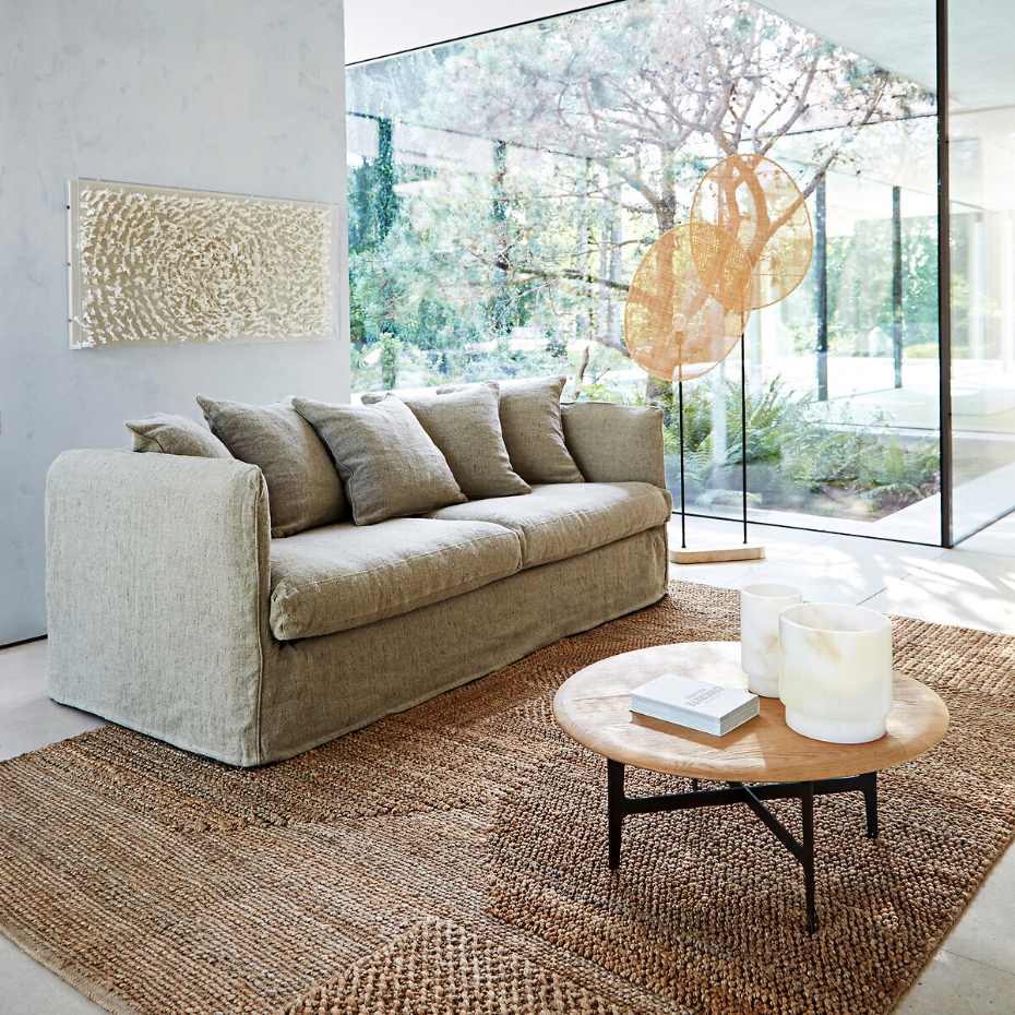 Tapis jute tissé main, Kheti