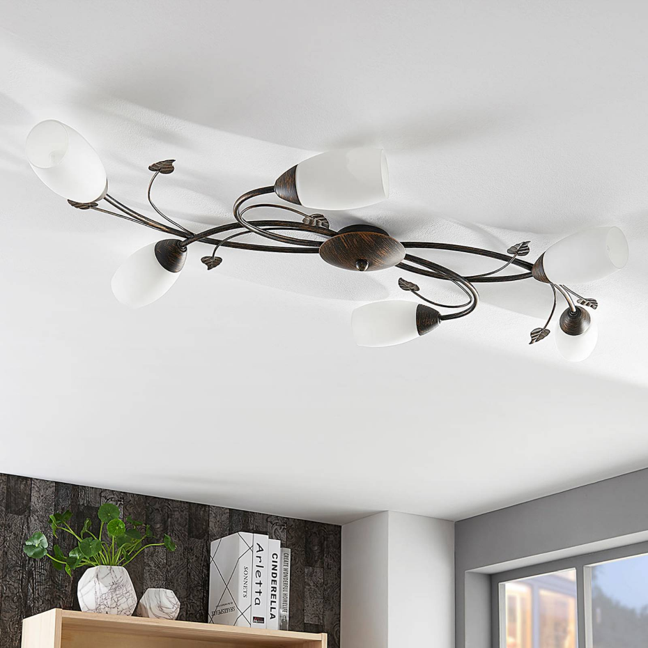 Plafonnier en verre antique, Stefania